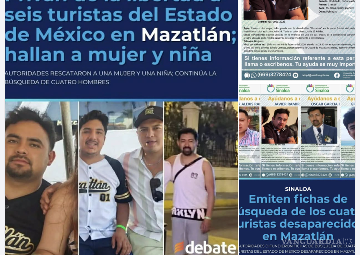$!La Fiscalía General del Estado de Sinaloa informó que continúan los operativos de búsqueda para dar con su paradero.
