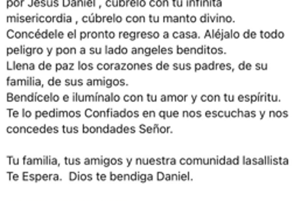 Familiares y amigos de Jesús Daniel Avedaño añoran su regreso; rezan para que se encuentre sano