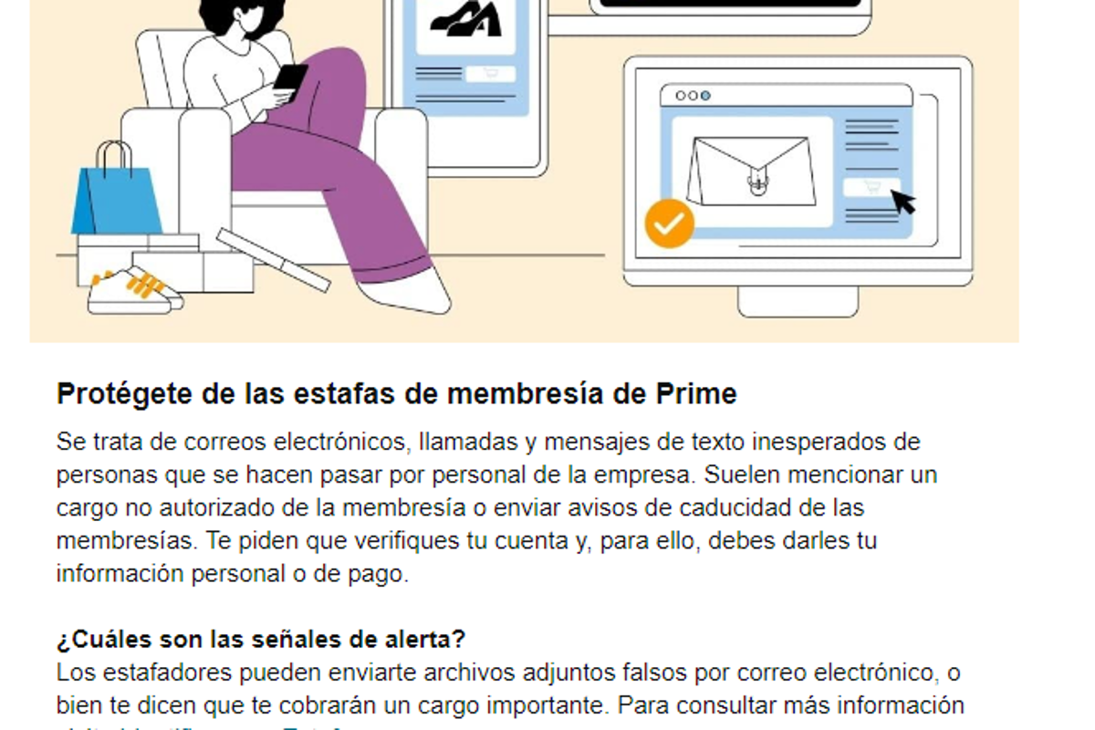 $!Alerta Amazon por estafas en Prime y brinda recomendaciones para usuarios