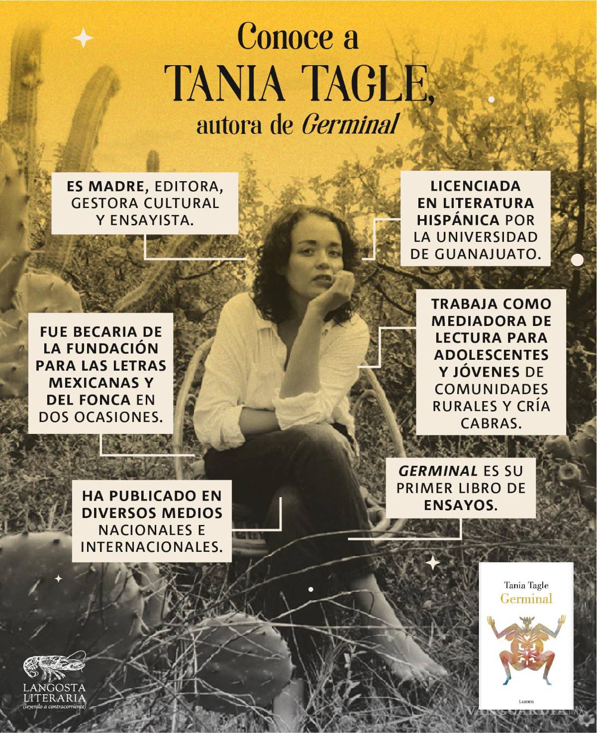 $!Tania Tagle comparte en libro el milagro y el monstruo de convertirse en madre