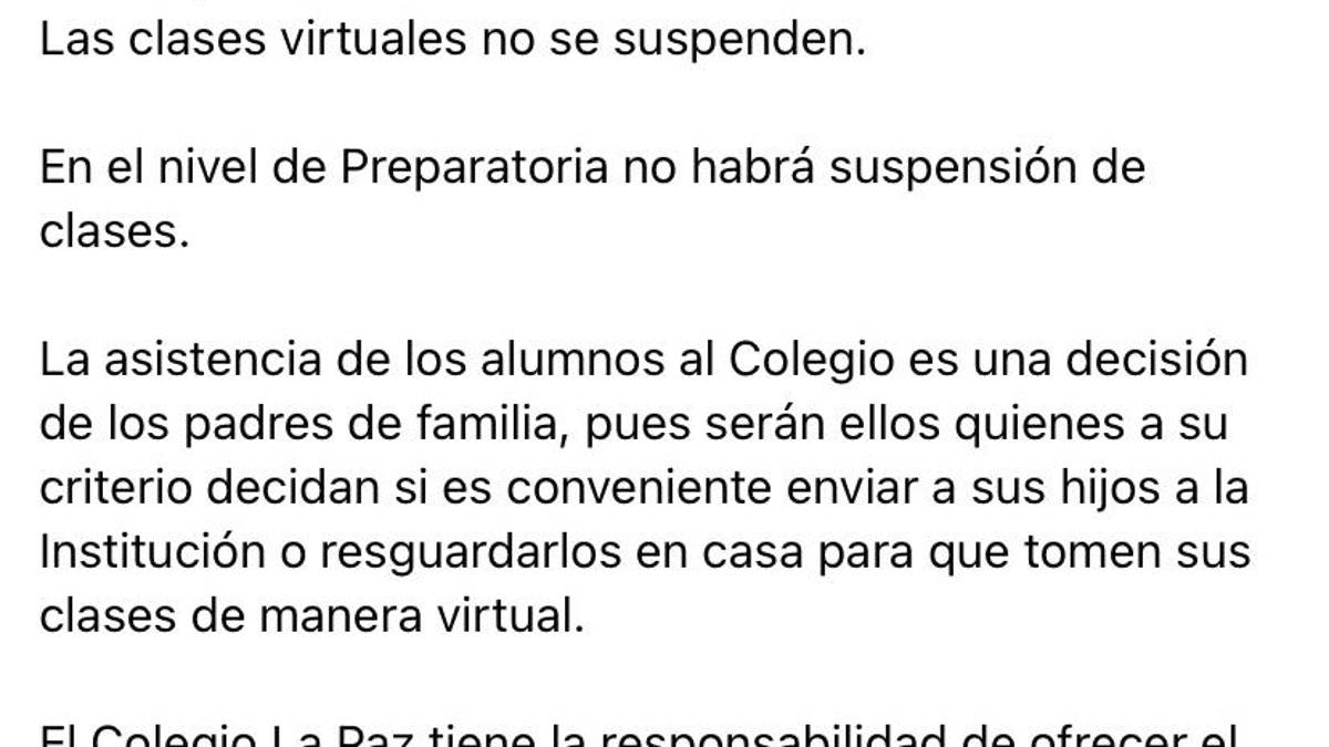 Colegios privados de Saltillo piden pruebas COVID a sus alumnos para regreso a clases presenciales