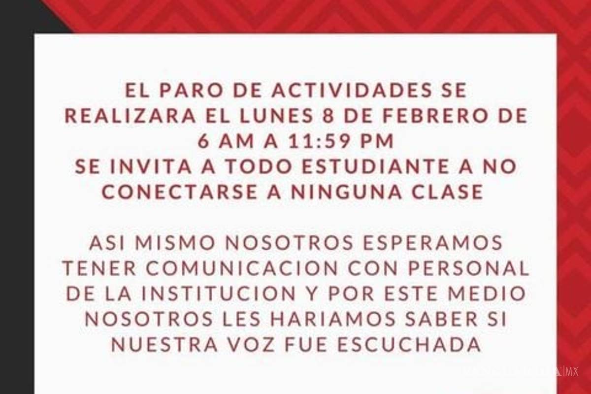 Estudiantes piden #JusticiaUVM tras aumento en colegiaturas; amenazan con paro nacional