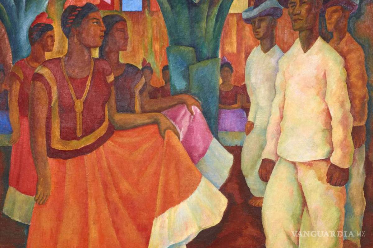 &quot;Baile en Tehuantepec” de Diego Rivera fue vendido por 15.7 mdd