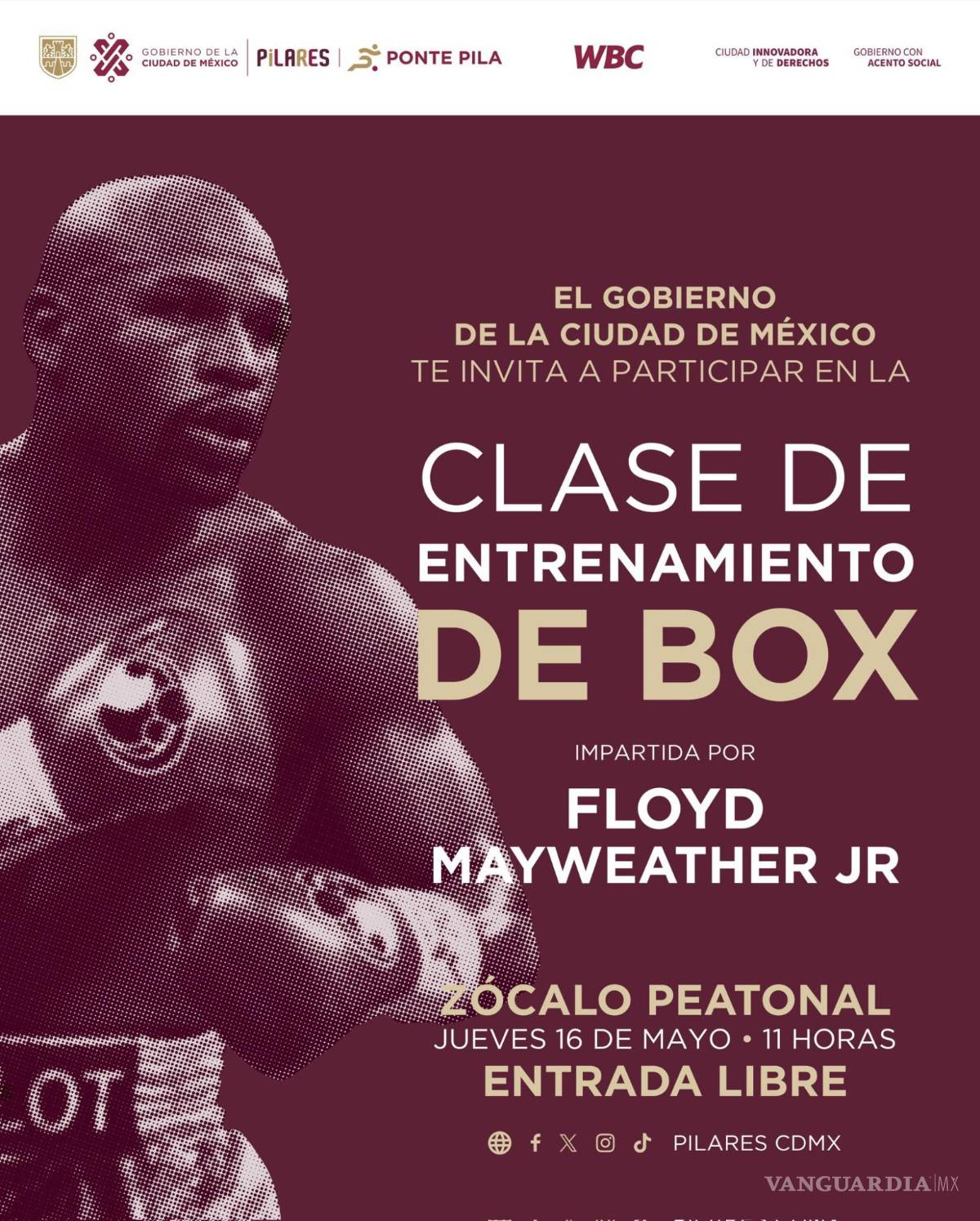 $!La mega clase será este jueves 16 de mayo y la entrada será libre.