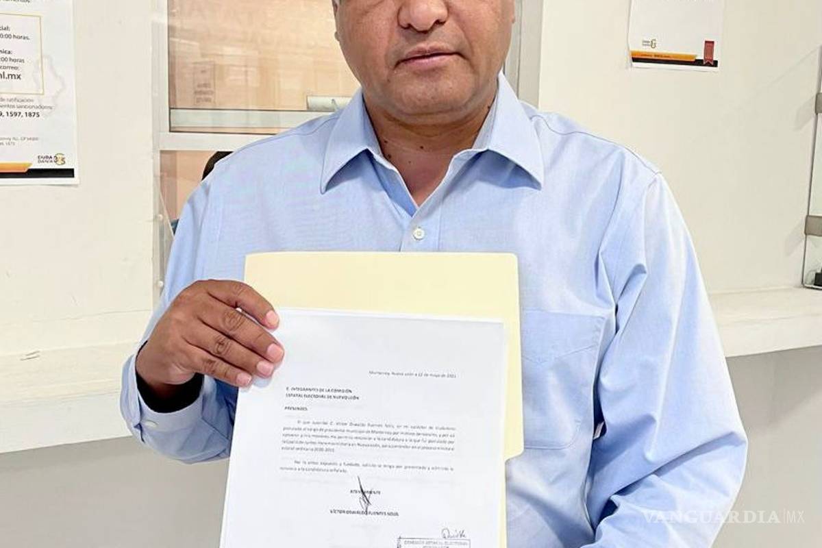 Deja Fuentes contienda por Monterrey; entra Cantú