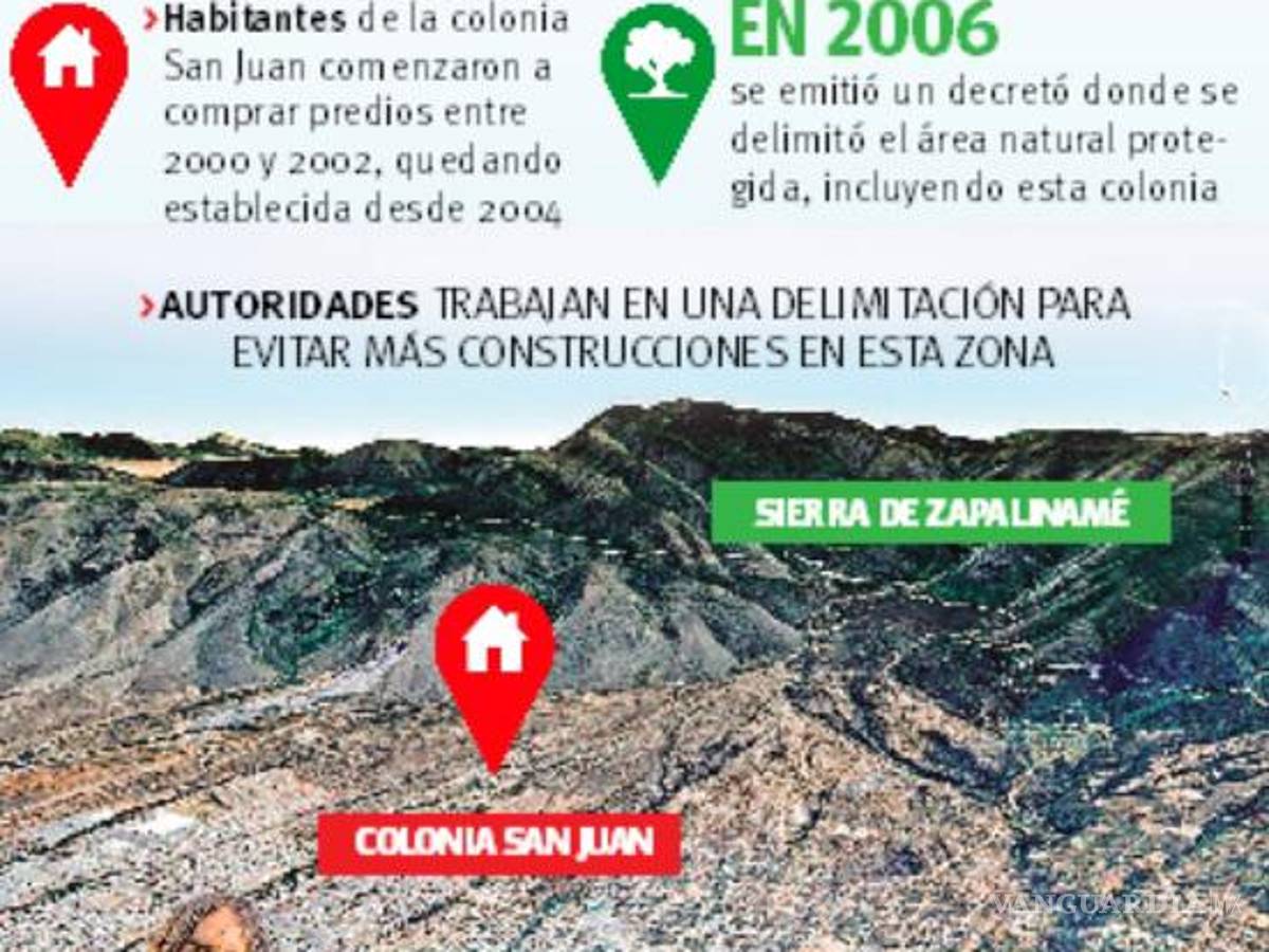 $!Saltillo: Asentamientos en Zapalinamé piden regularizarse a pesar de estar en Área Natural Protegida