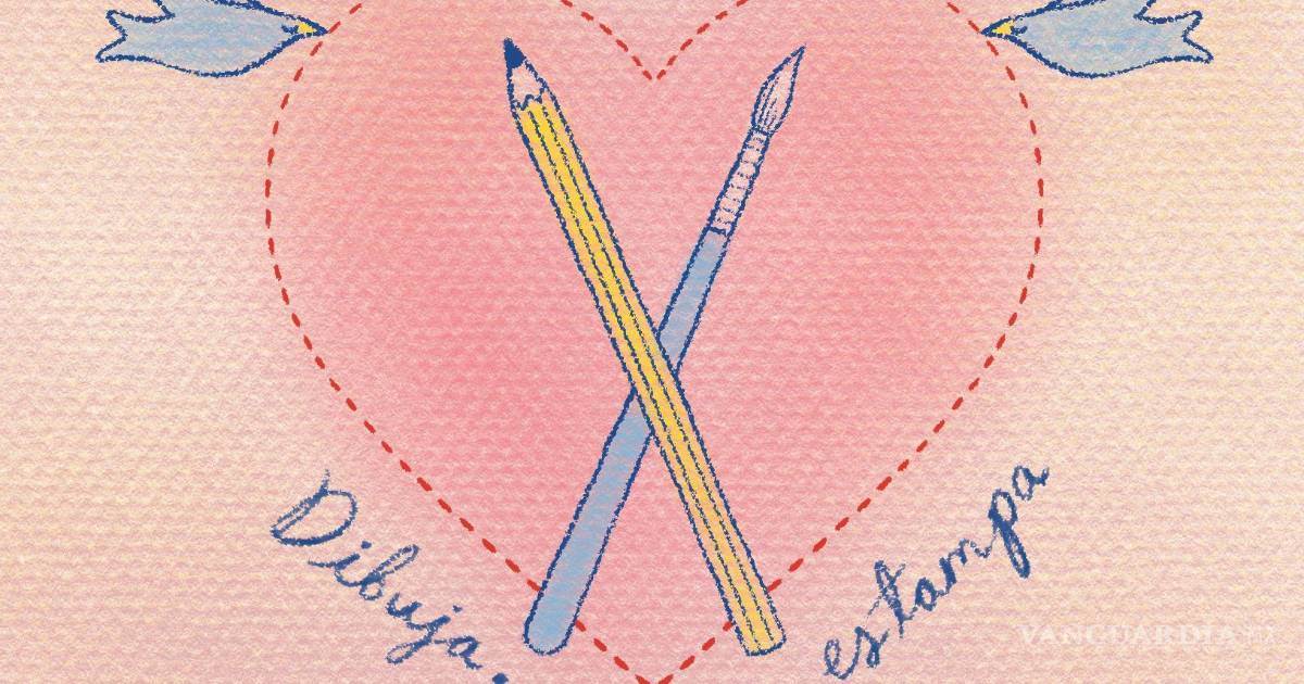 ‘Dibuja, pinta y estampa’: Invitan a taller de postales de San Valentín en Saltillo