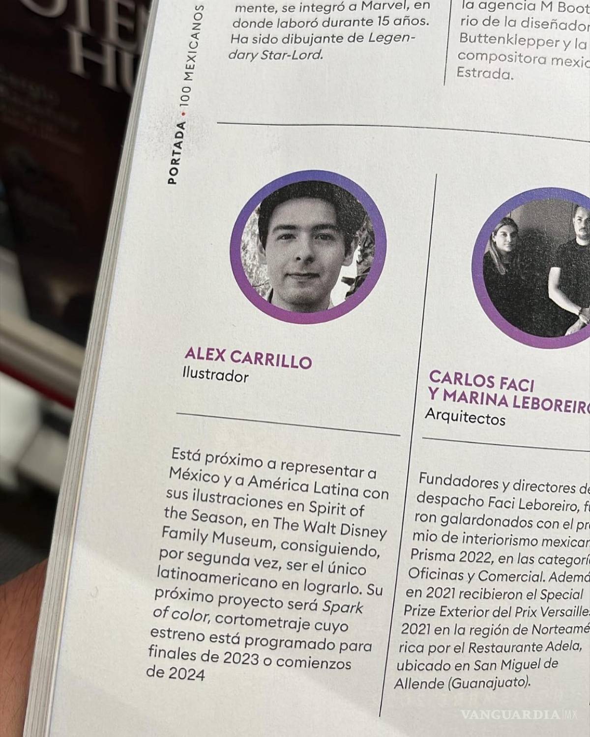 $!Destaca el ilustrador saltillense Alex Carrillo en Forbes junto a Del Toro e Iñárritu