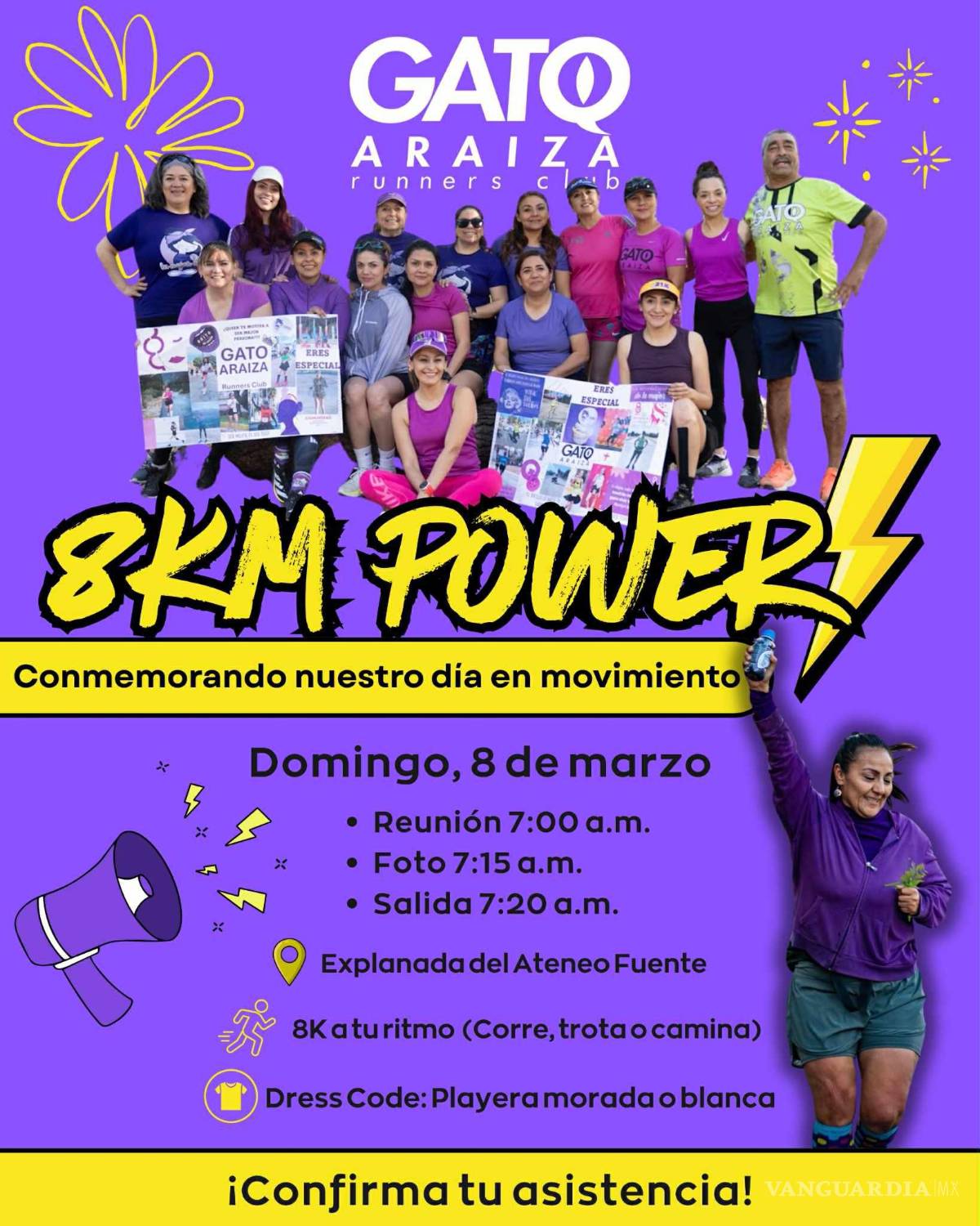 $!El evento busca duplicar la participación de mujeres este año y fortalecer la red de apoyo y convivencia en Saltillo.