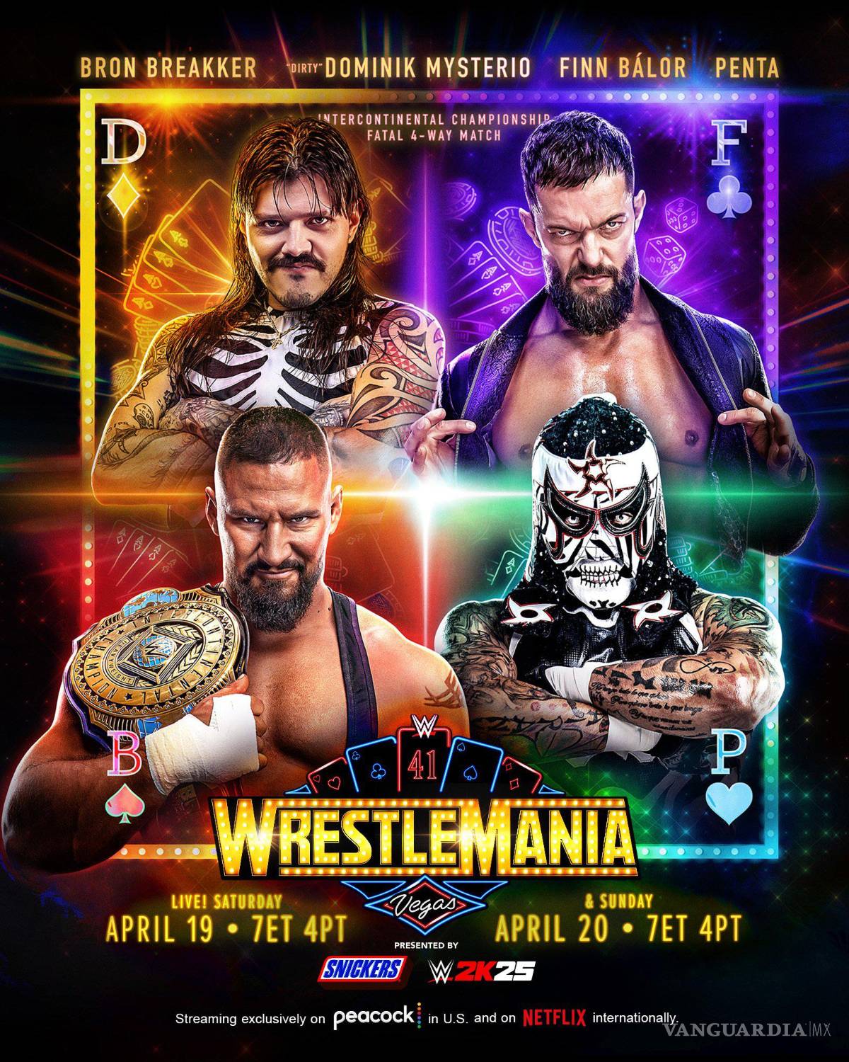 $!Así será la lucha por el Intercontinental, entre dos miembros del Judgment Day, el campeón Intercontinental y el mexicano estelar.