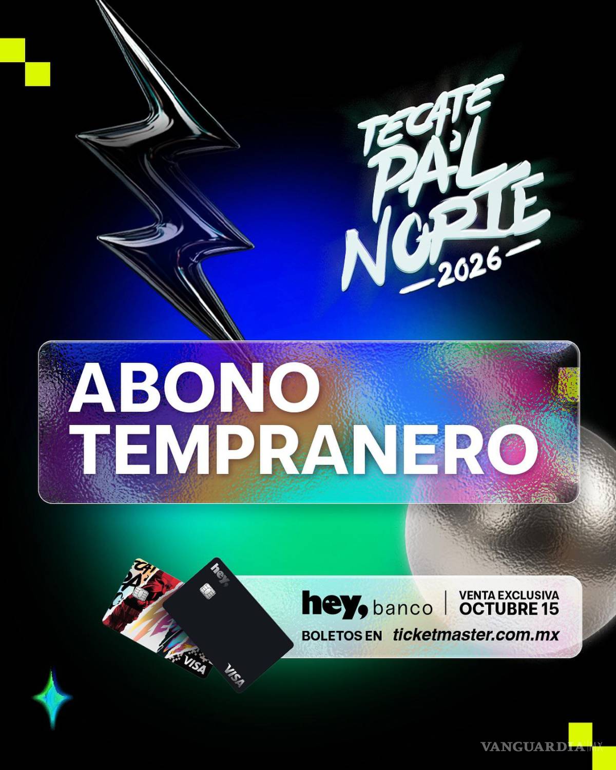 $!Tecate Pa’l Norte 2026 revela precios oficiales y fechas de venta de abonos tempraneros