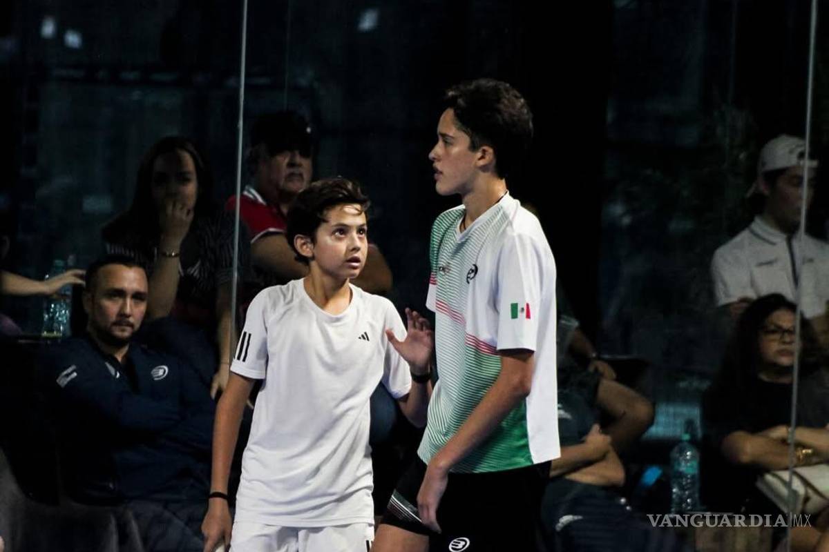 $!José Pablo Garza y Santiago Castro, representantes de México en la categoría 16 y menores, lograron una sólida victoria en su debut en el Circuito Panamericano de Pádel en Chiapas.