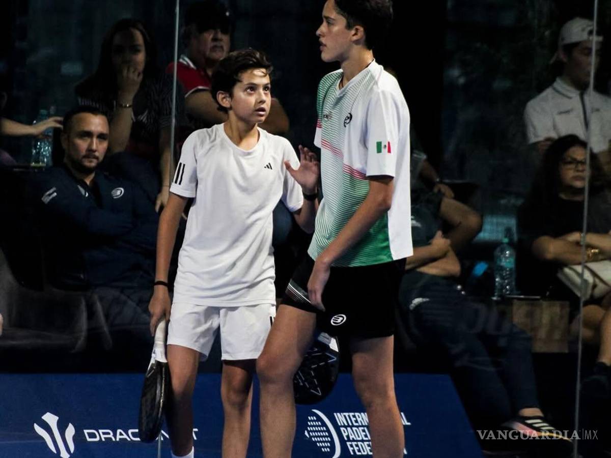 $!José Pablo Garza y Santiago Castro, representantes de México en la categoría 16 y menores, lograron una sólida victoria en su debut en el Circuito Panamericano de Pádel en Chiapas.