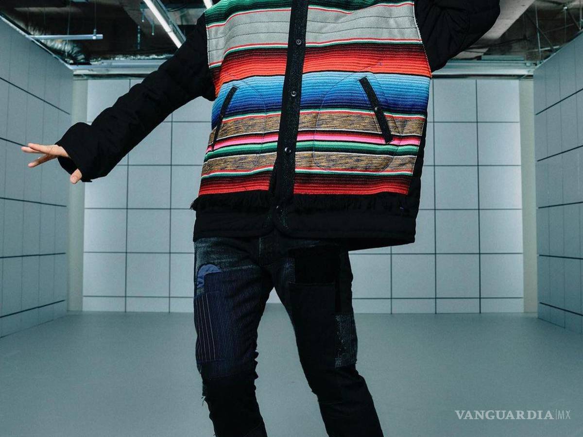 $!Diseñador japonés utiliza el sarape en su colección... con permiso de la Secretaría de Cultura