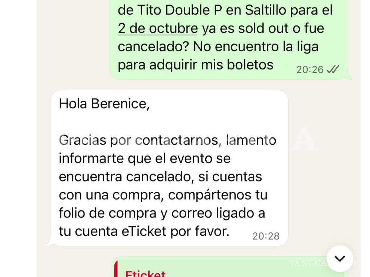 $!La boletera fue la que confirmó la sospecha, el concierto fue cancelado.