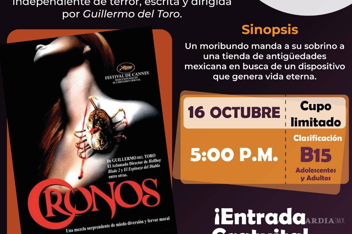 $!Guillermo del Toro y Carlos Enrique Taboada forman parte del cartel de cine de terror en el festival.