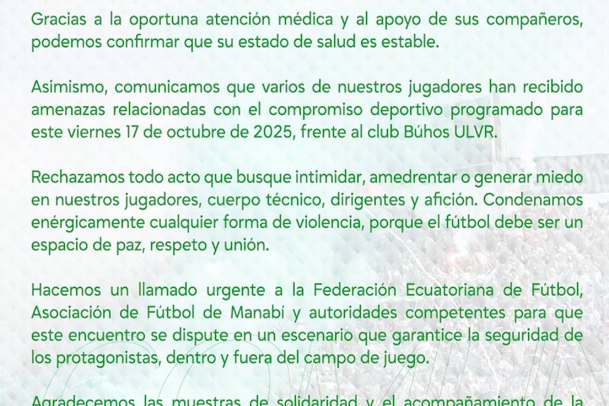 $!Exjugador de Cruz Azul, Bryan Angulo, es baleado en Ecuador