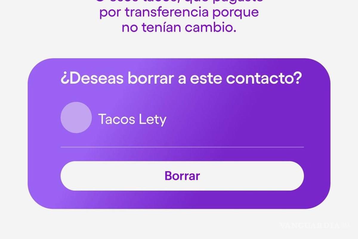 $!Nu: ¿Cómo borrar las cuentas guardadas para transferir?