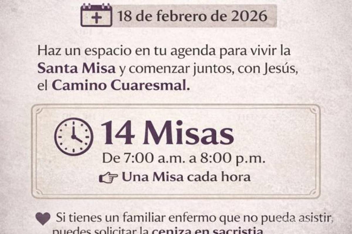 $!Diócesis de Saltillo presenta su programa para la Semana Santa
