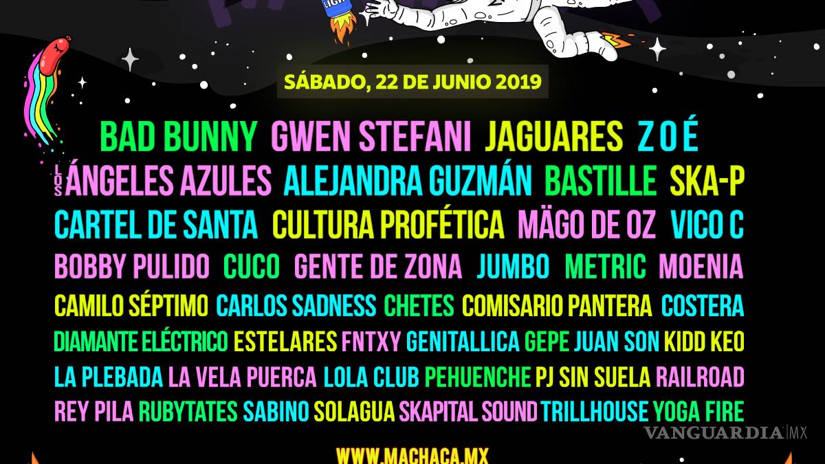 ¡Este es el Lineup oficial del Machaca!