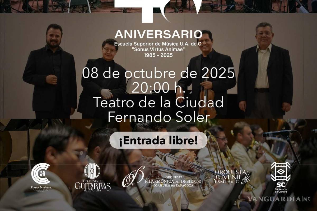 $!En el concierto participarán alrededor de 100 artistas en escena, mostrando el talento de la institución, detallaron.