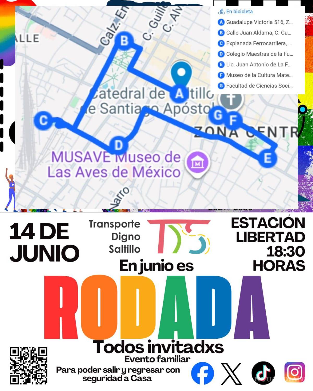 $!El recorrido contempla diversos puntos del Centro Histórico y está diseñado para realizarse a un ritmo accesible para participantes de distintas edades y niveles de experiencia.