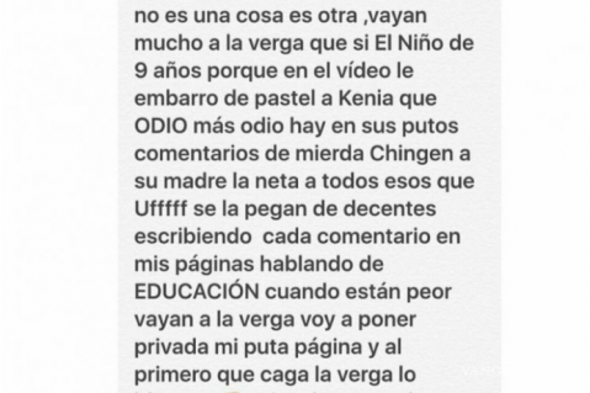 Larry Hernández manda a chin.... a su ma... a sus fans