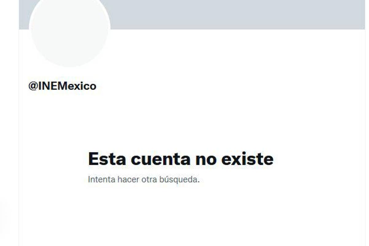 ‘Tumban’ cuenta oficial del INE en Twitter; atribuyen problema a un “tema de configuración”