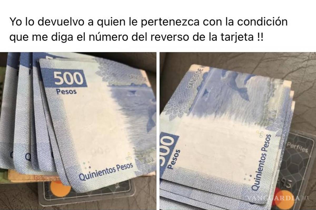 Joven de Saltillo regresa efectivo y tarjeta bancaria; se hace viral