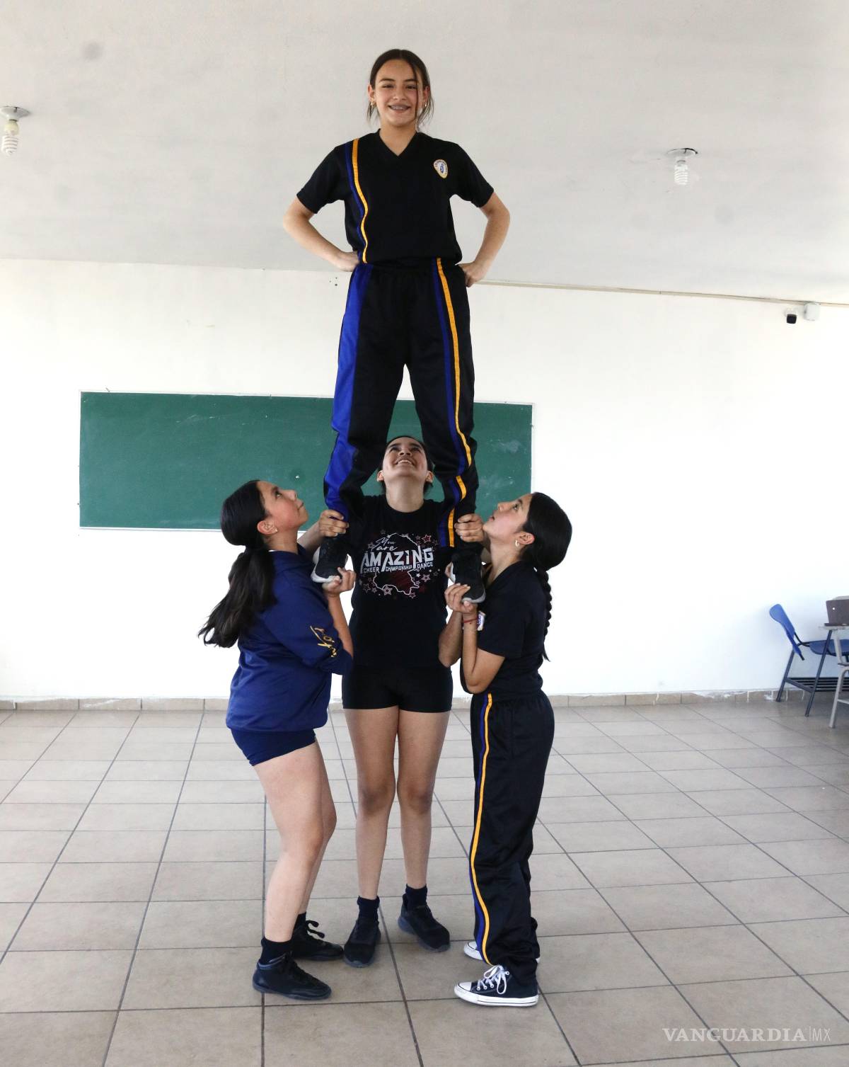 $!Entrenamiento de porristas.