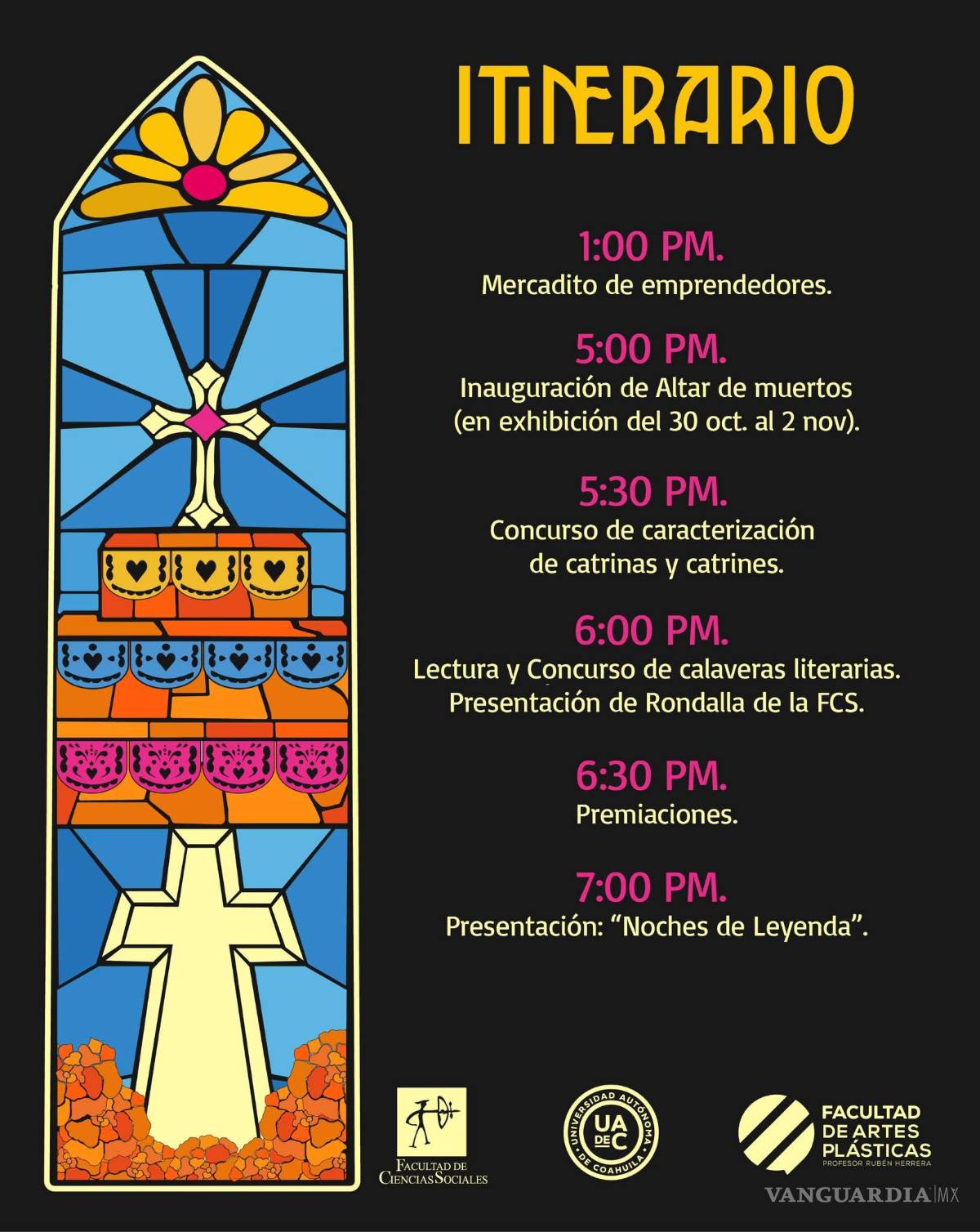 $!Coahuila: Lleva la UAdeC tradición del Día de Muertos a sus escuelas y facultades