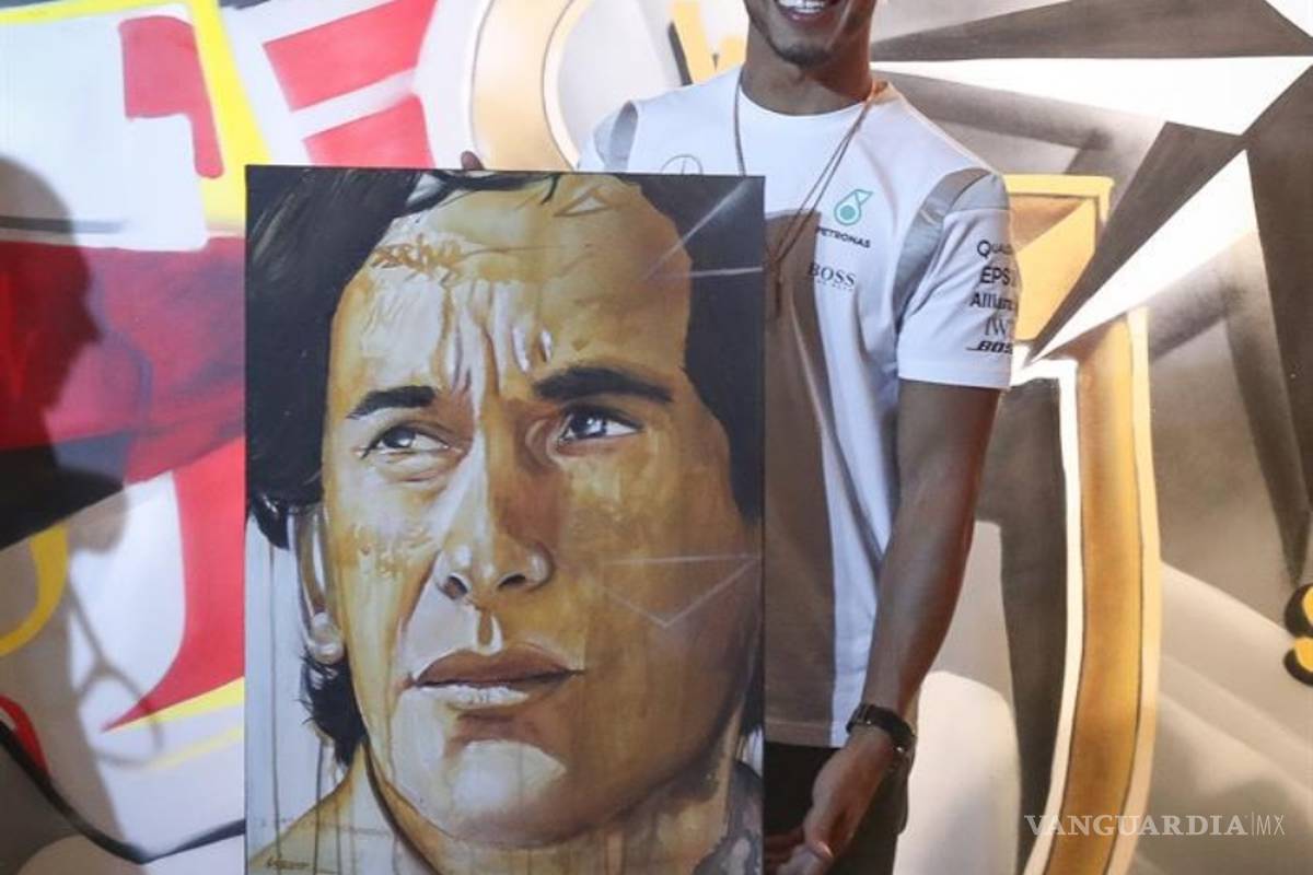 Hamilton rinde homenaje a su &quot;ídolo&quot; Ayrton Senna
