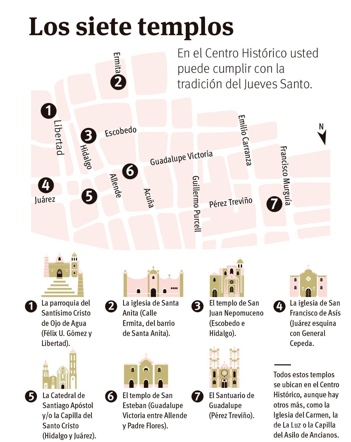 $!Recorra los siete templos en Saltillo en una hora