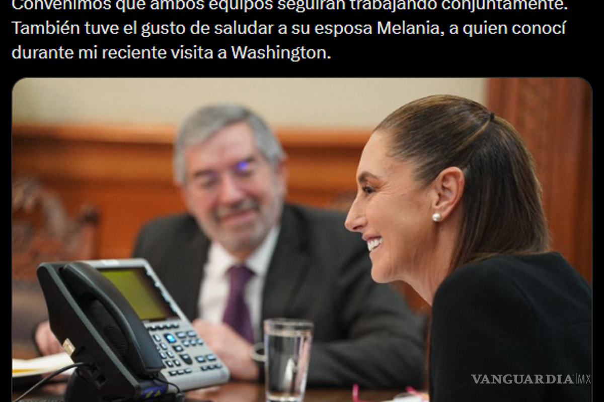 $!Donald Trump elogia a Sheinbaum tras llamada: ‘México tiene una líder maravillosa’