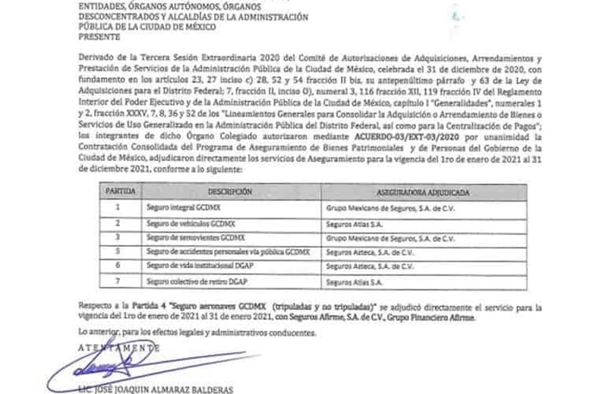 $!Una vez más, gobierno de la CDMX beneficia a Salinas Pliego, ahora con pólizas de seguros