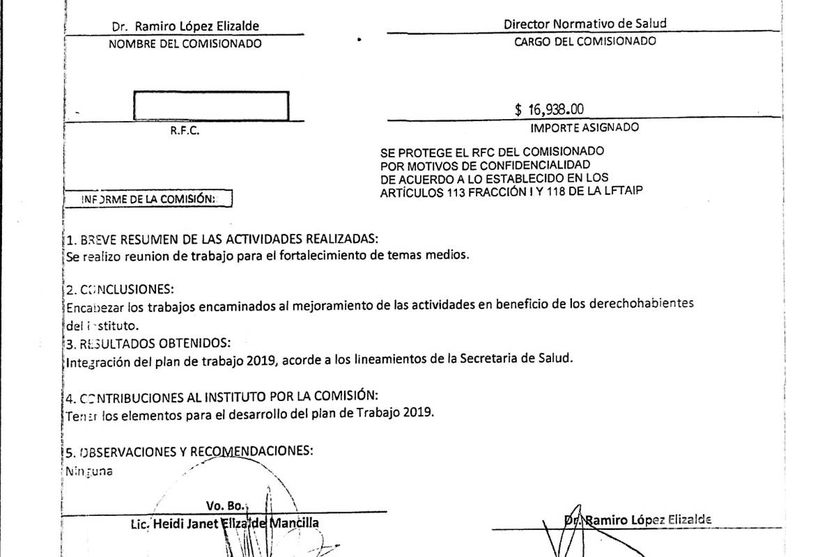 #LordViáticos. Alto funcionario vacaciona con cargo al erario