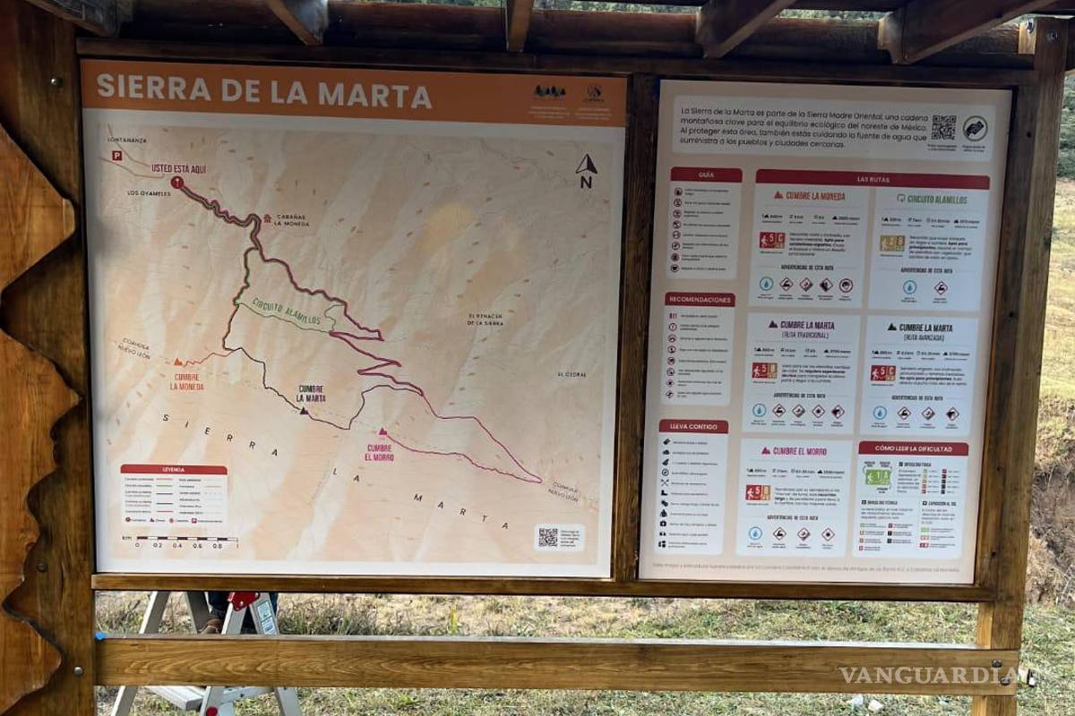 ¡Atención senderistas! Trazan nueva ruta para la Sierra de La Marta en Arteaga