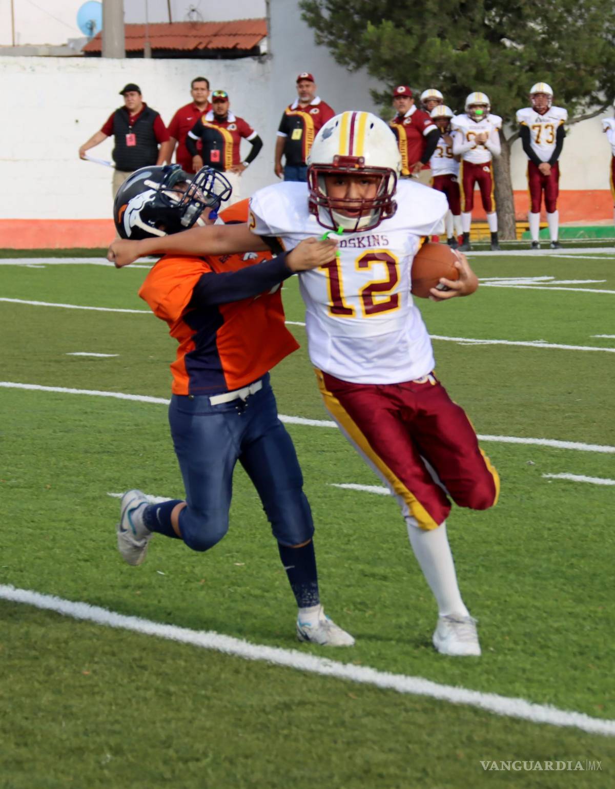 $!Pieles Rojas calificó a la postemporada en la categoría de Pee Wee.