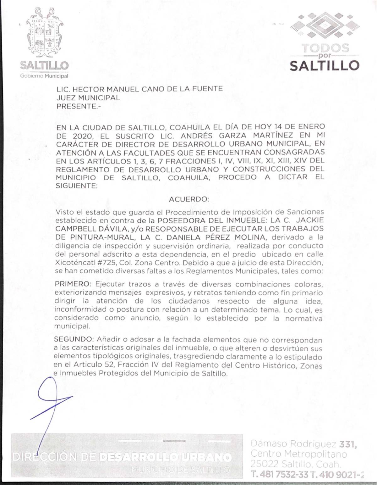 $!Inician procedimiento sancionador por mural que exige justicia por feminicidios