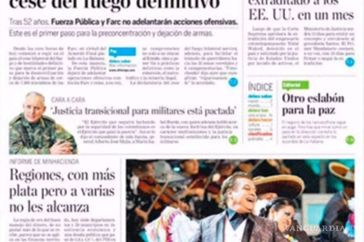 $!Así despidieron los periódicos del mundo a Juan Gabriel