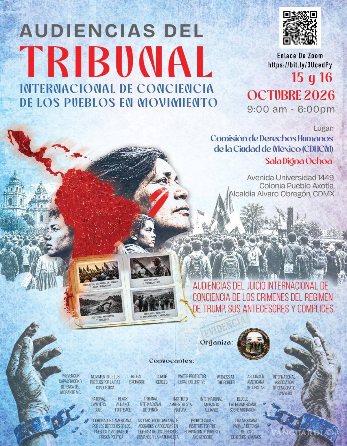$!Raúl Vera, obispo emérito de Saltillo, denuncia violencia e impunidad en apertura de tribunal internacional de conciencia