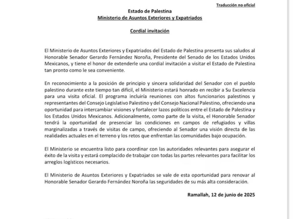 $!Comunicado del Ministerio de Asuntos Exteriores y Espatriados.