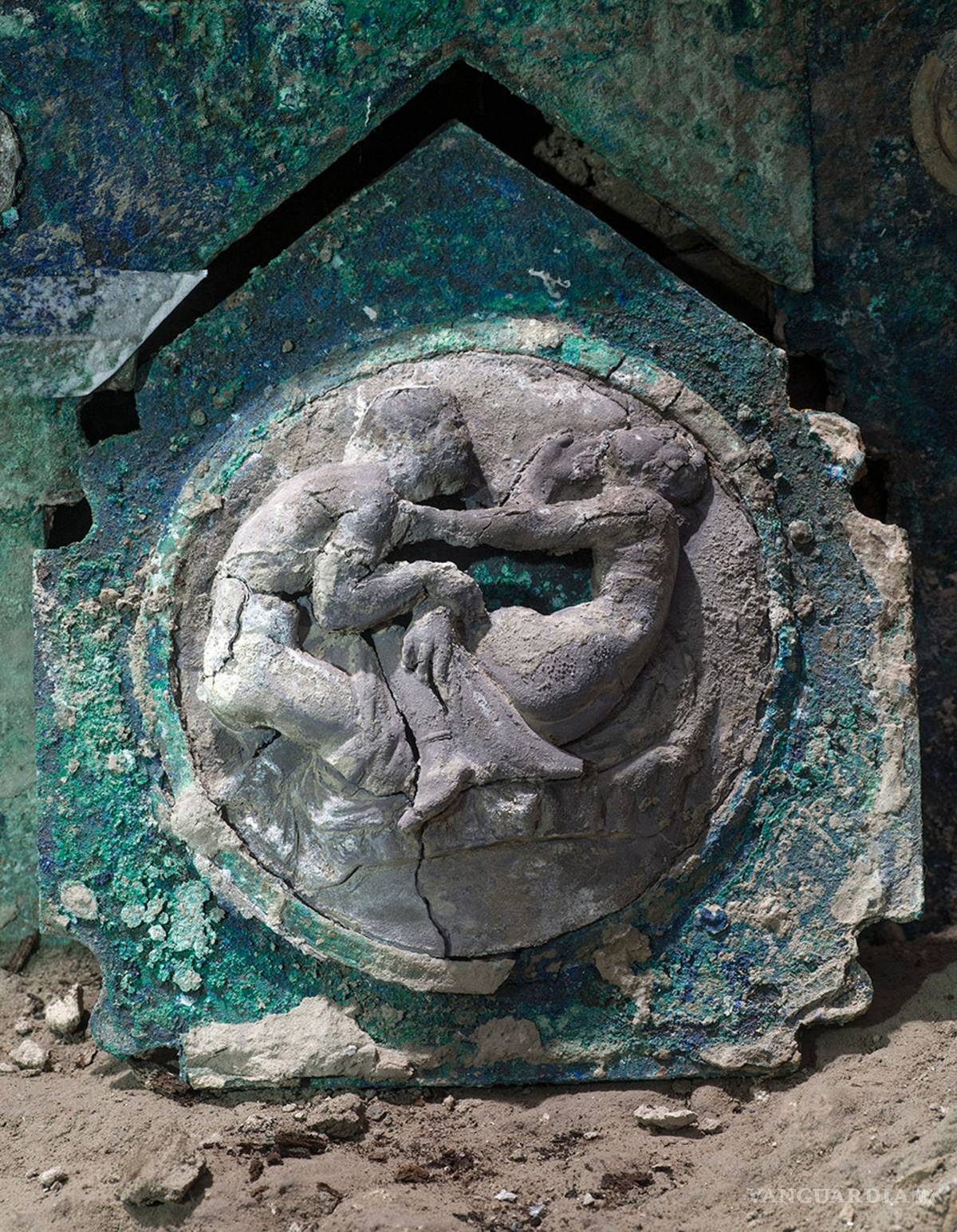 $!Hallan importante carro ceremonial cerca de Pompeya