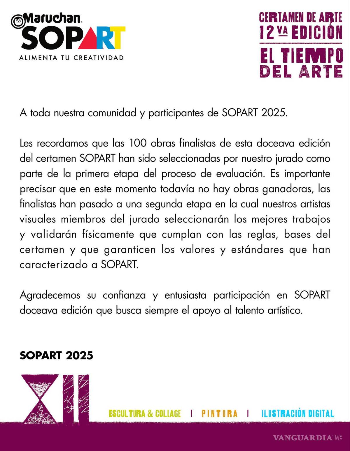 $!Maruchan causa polémica en concurso SOPART; finalistas habrían usado IA en su diseño