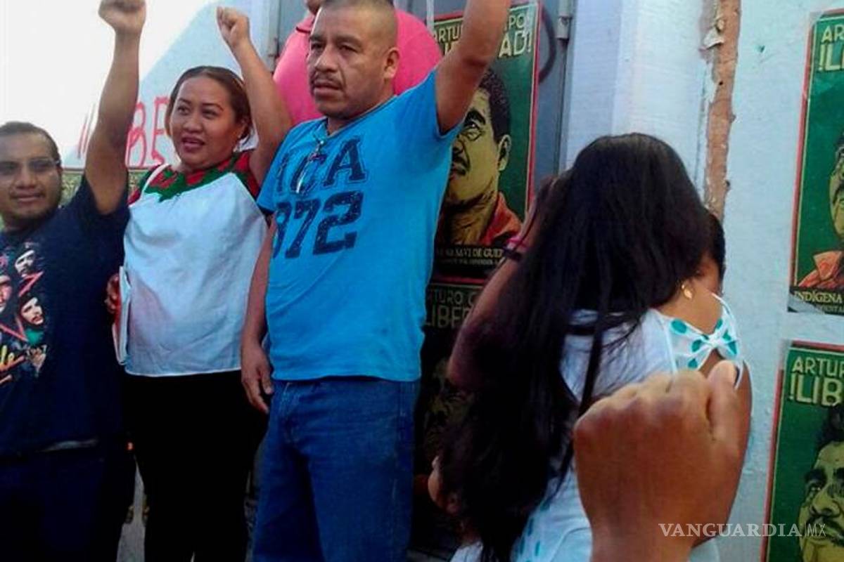 Liberan en México a líder indígena y activista Arturo Campos detenido en 2013