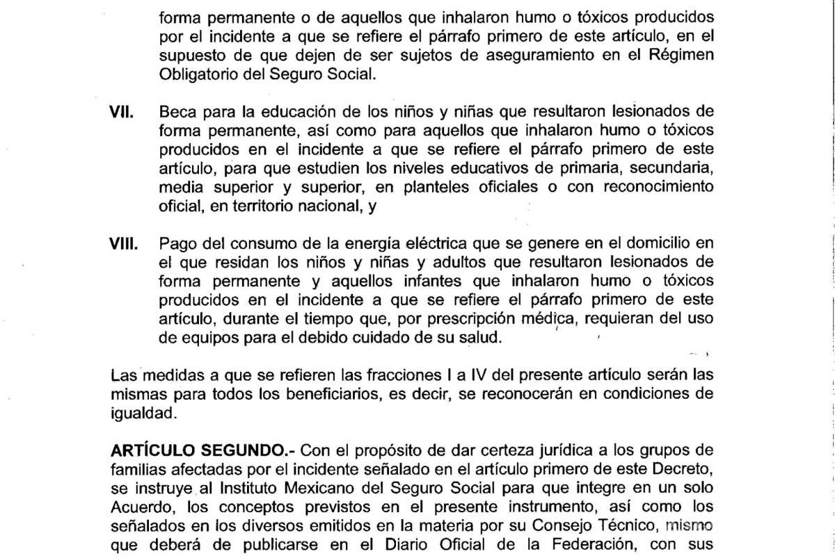 $!AMLO publicará decreto para dar pensión vitalicia a víctimas de Guardería ABC