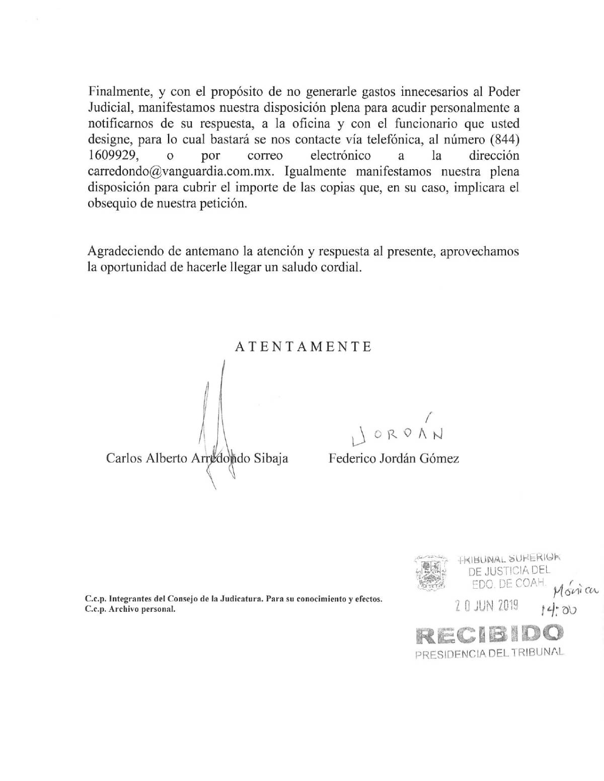 $!Ante obstrucciones del Poder Judicial de Coahuila, VANGUARDIA MX inicia defensa por cobertura periodística de juicios