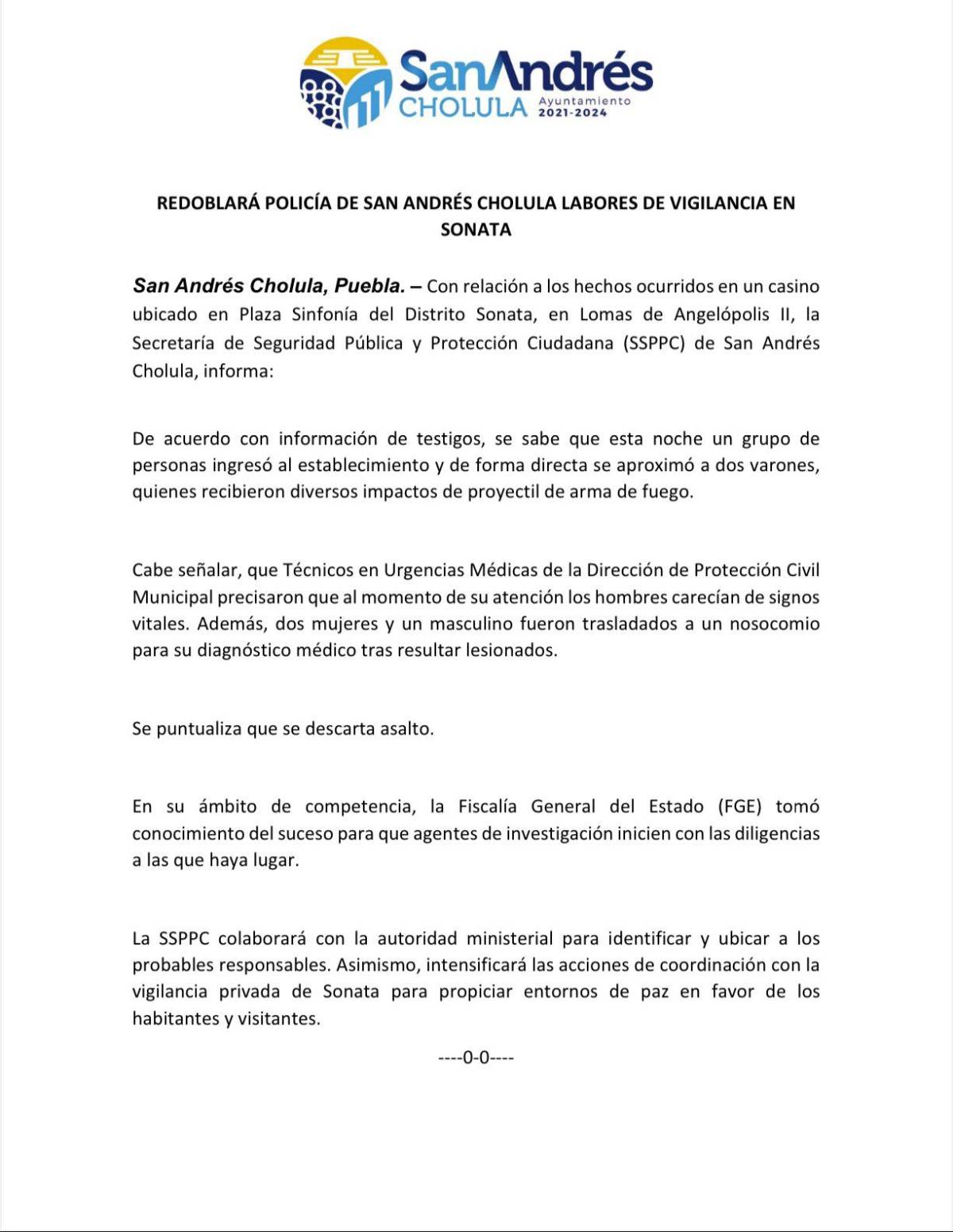 $!¿Qué pasó en Lomas de Angelópolis? Esto es lo que se sabe del ataque en el Casino Big Bola de Puebla, que dejó dos muertos
