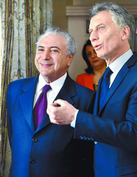 Dan ‘ultimátum’ Temer y Macri a Nicolás Maduro