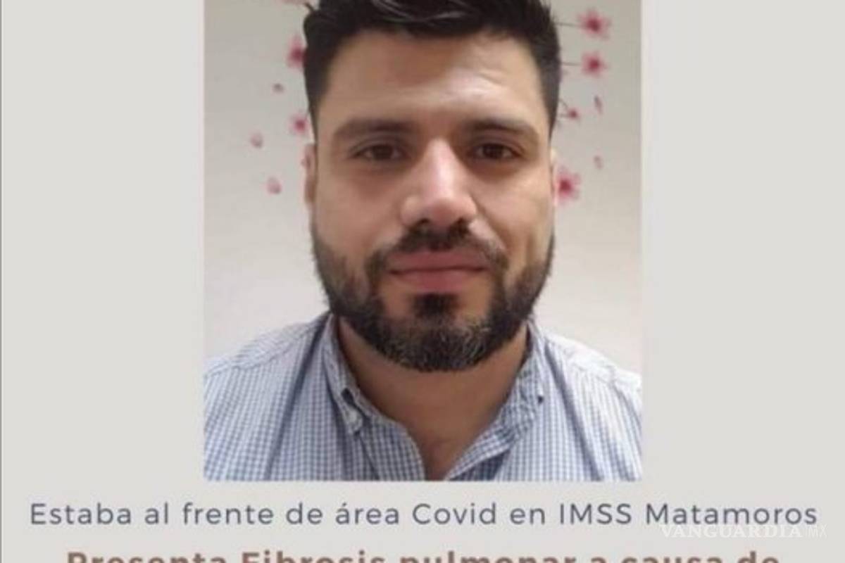 Doctor se contagió de COVID-19 atendiendo pacientes, ahora necesita trasplante de pulmón